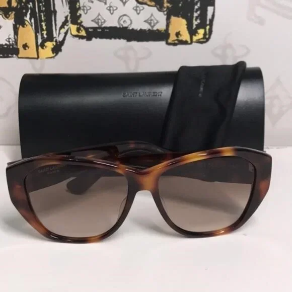 New Authentic Saint Laurent Havana SLM8 003 Sunglasses